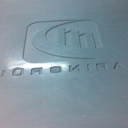 FRP Fiberglass Concrete Mold With Company Logo 2